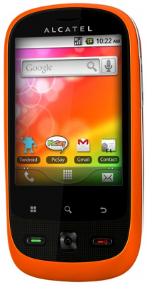 Смартфон Alcatel ONE TOUCH 890D (оранжевый)