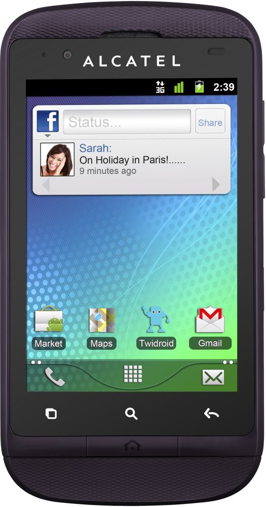 Смартфон Alcatel OneTouch 918D (фиолетовый)